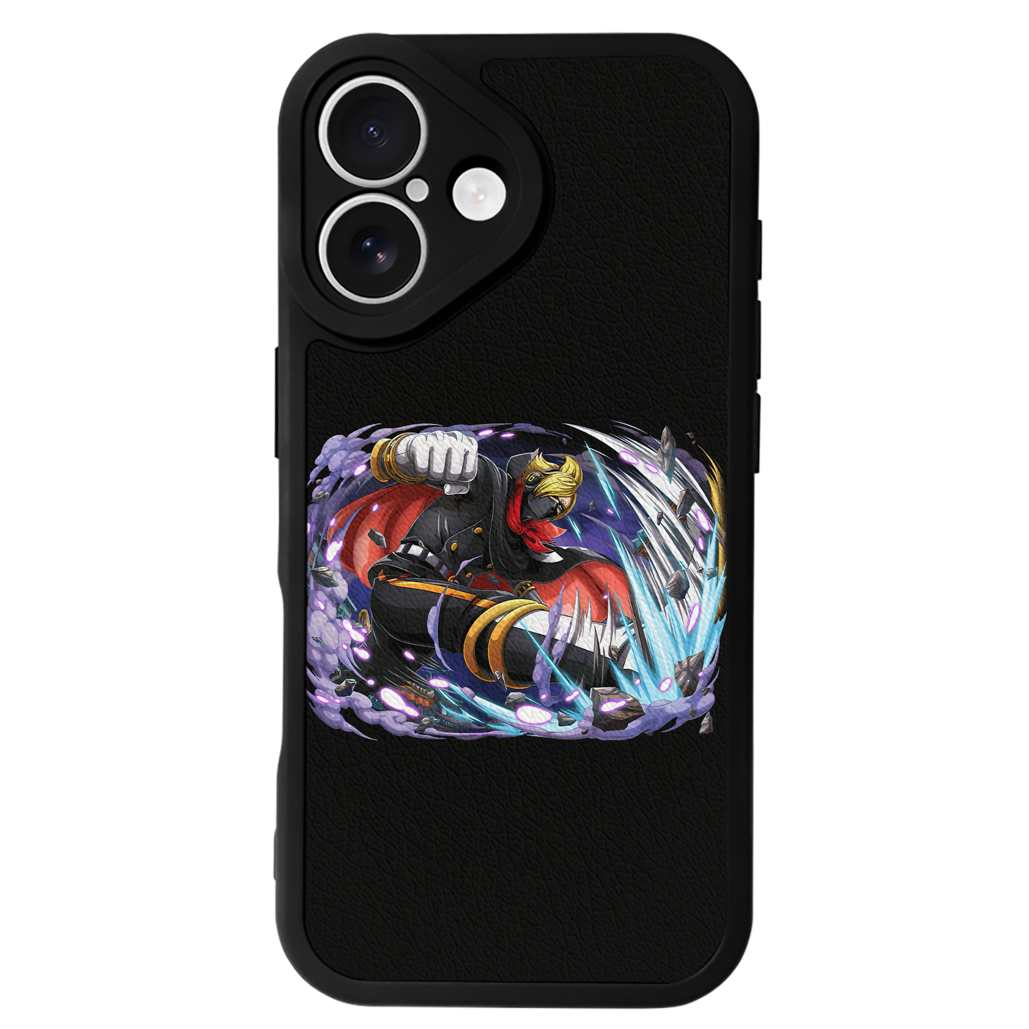（画像用） ワンピース ロロノア・ゾロ ONE PIECE Roronoa Zoro 【iPhone 16シリーズ対応】シリコンスマホケース（レザー調） 材質：シリコン